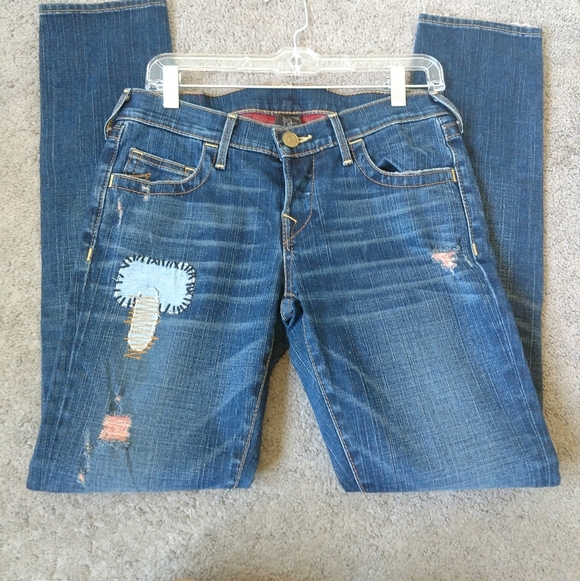 True Religion Rori 25 distressed jeans patched - Picture 3 of 4